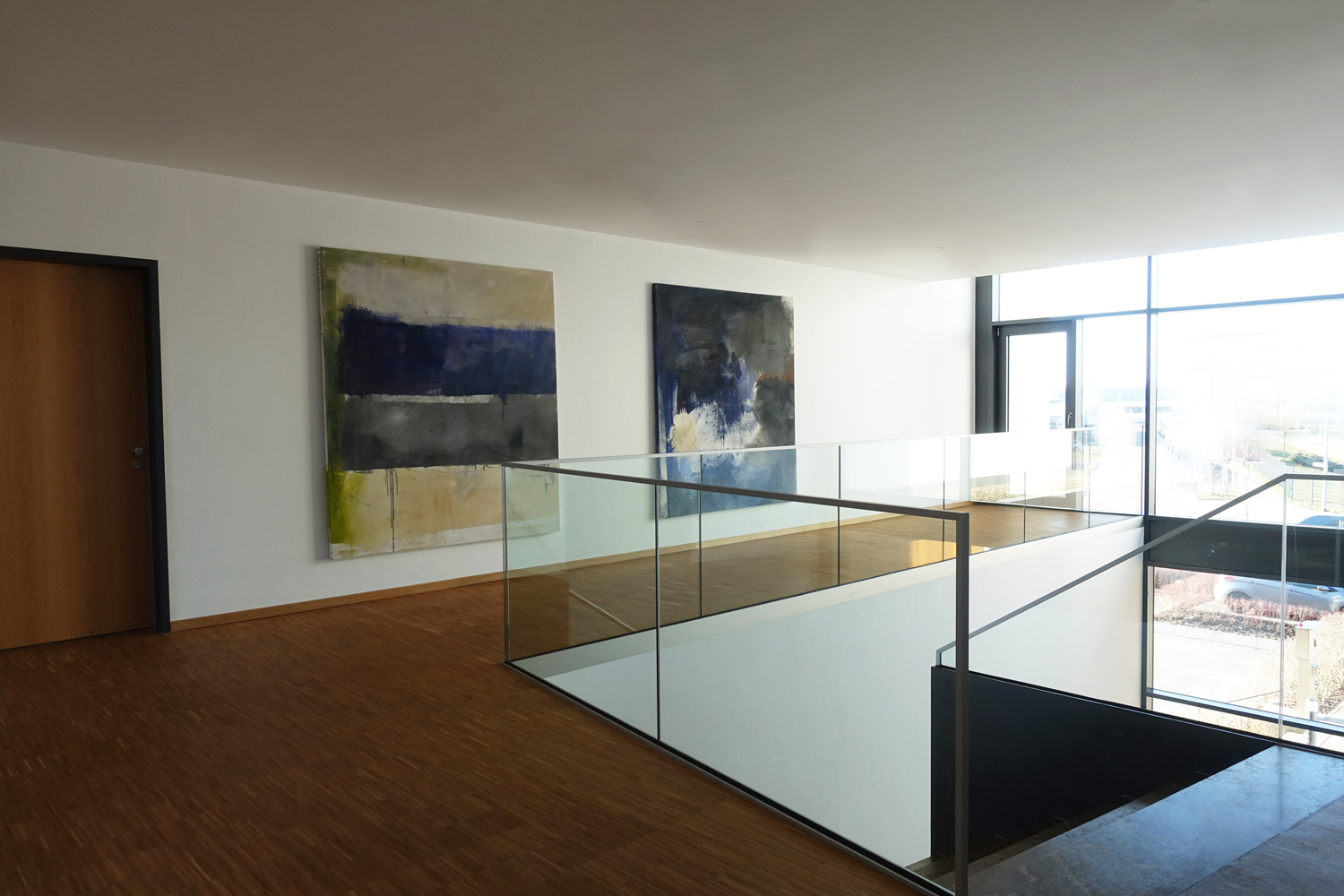 Gerner-Nebelbahnen-Wasserbewegungen-Fabrikfoyer-Malerei