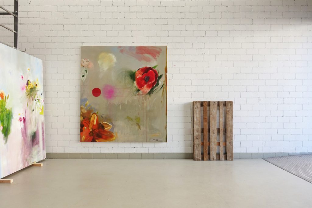 Gerner-Sommerlilien-Geben-und-Nehmen-2019-Malerei